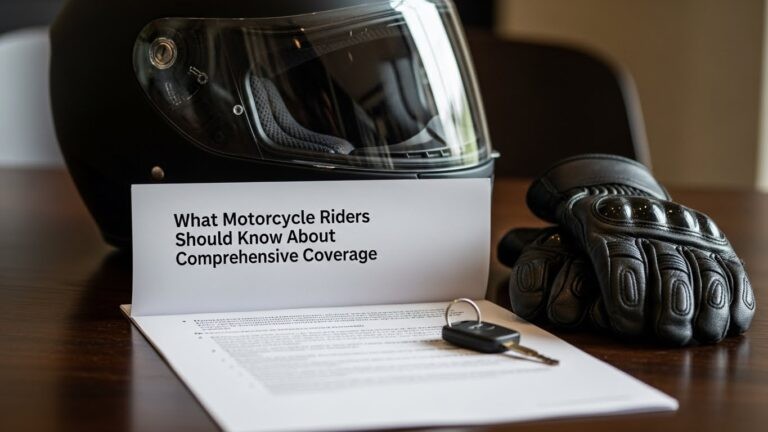 What Motorcycle Riders Should Know About Comprehensive Coverage
